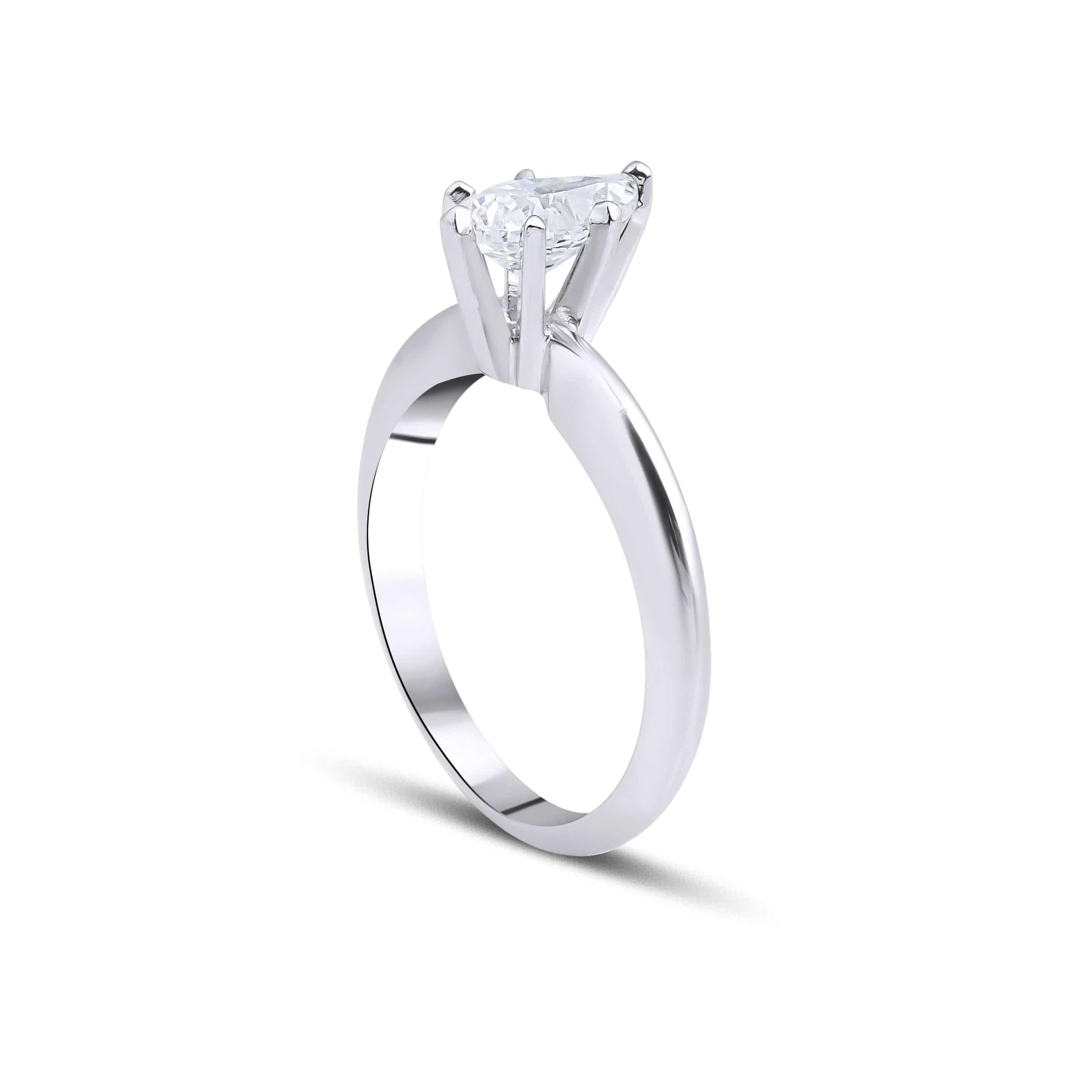 0.70 Karat Damla Kesim HRD Sertifikalı Tektaş Pırlanta Yüzük - RNF0110 | Tektaş Pırlanta | Ronaff Pırlanta | Tektaş Yüzük, Pırlanta Yüzük, Kolye, Küpe