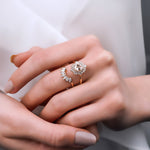 0.70 Karat Markiz Kesim Pırlanta Yarımtur Yüzük - RNF0623 | Renkli Taşlı Yüzükler | Ronaff Pırlanta | Tektaş Yüzük, Pırlanta Yüzük, Kolye, Küpe