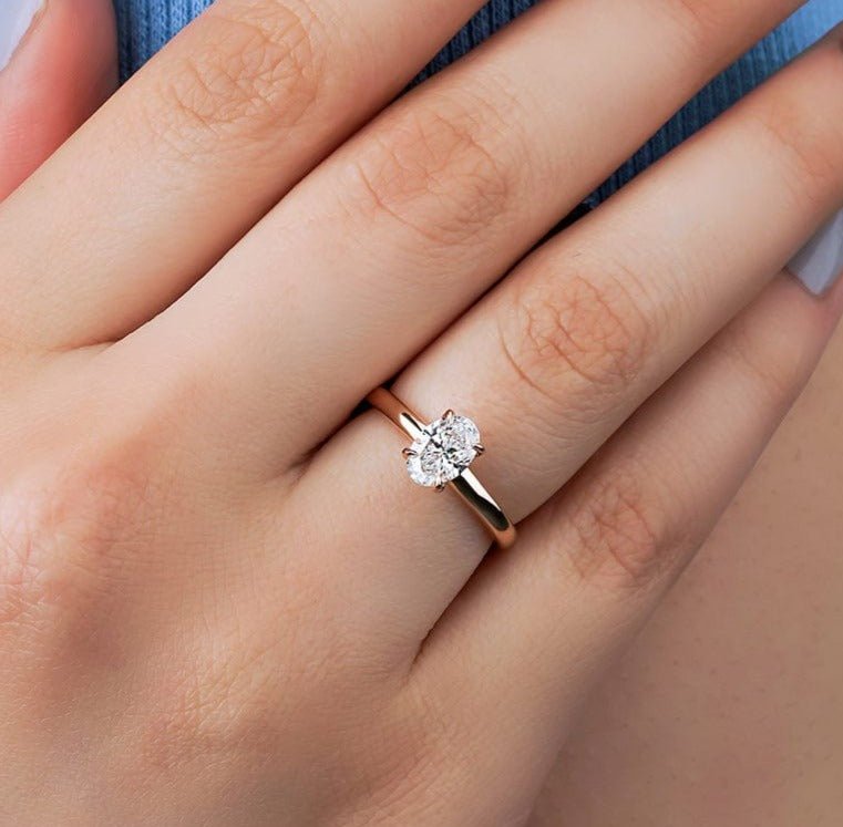 0.70 Karat Oval Kesim GIA/HRD Sertifikalı Pırlanta Tektaş Yüzük - RNF0230 | Tektaş Yüzükler | Ronaff Pırlanta | Tektaş Yüzük, Pırlanta Yüzük, Kolye, Küpe