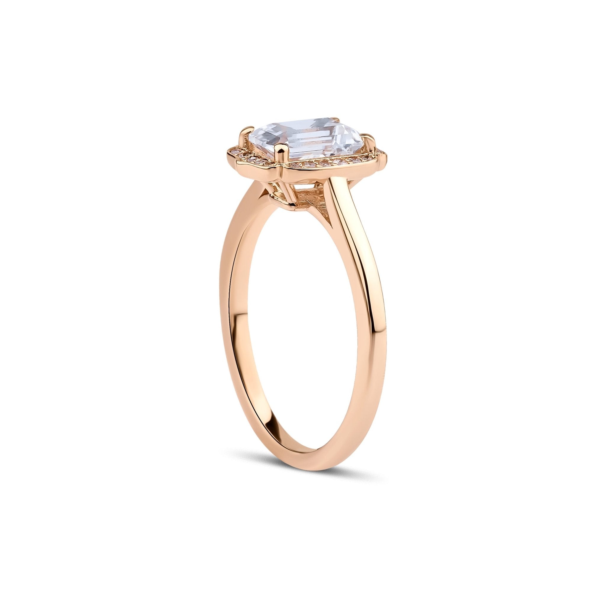 0.70 Karat Topaz & 0.12 Karat Kenar Yuvarlak Tektaş Tasarım Vintage Yüzük - RNF0768 | Pırlanta Yüzük | Ronaff Pırlanta | Tektaş Yüzük, Pırlanta Yüzük, Kolye, Küpe