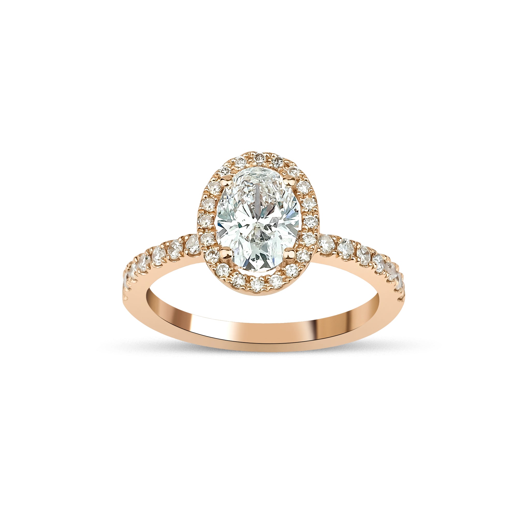 0.70 Karat Oval Kesim & 0.26 Karat Yuvarlak Kesim GIA/HRD Sertifikalı Halo Model Tektaş Pırlanta Yüzük - RNF0766 | Tektaş Pırlanta | Ronaff Pırlanta | Tektaş Yüzük, Pırlanta Yüzük, Kolye, Küpe