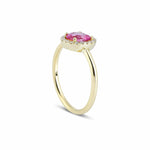 0.74 Karat Pembe Safir Pırlantalı Tasarım Yüzük - RNF0434 | Renkli Taşlı Yüzükler | Ronaff Pırlanta | Tektaş Yüzük, Pırlanta Yüzük, Kolye, Küpe