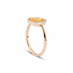 0.74 Karat Sarı Safir Pırlantalı Tasarım Yüzük - RNF0436 | Renkli Taşlı Yüzükler | Ronaff Pırlanta | Tektaş Yüzük, Pırlanta Yüzük, Kolye, Küpe