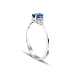 0.75 Karat Oval Safir Pırlantalı Yüzük - RNF0305 | Renkli Taşlı Yüzükler | Ronaff Pırlanta | Tektaş Yüzük, Pırlanta Yüzük, Kolye, Küpe