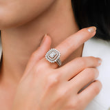 0.75 Karat Yuvarlak Kesim & 0.12 Karat Baget Kesim Pırlanta Yüzük - RNF0742 | Pırlanta Yüzük | Ronaff Pırlanta | Tektaş Yüzük, Pırlanta Yüzük, Kolye, Küpe