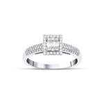 0.60 Karat Yuvarlak Kesim & 0.16 Karat Baget Kesim Pırlanta Tektaş Yüzük - RNF0749 | Pırlanta Yüzük | Ronaff Pırlanta | Tektaş Yüzük, Pırlanta Yüzük, Kolye, Küpe