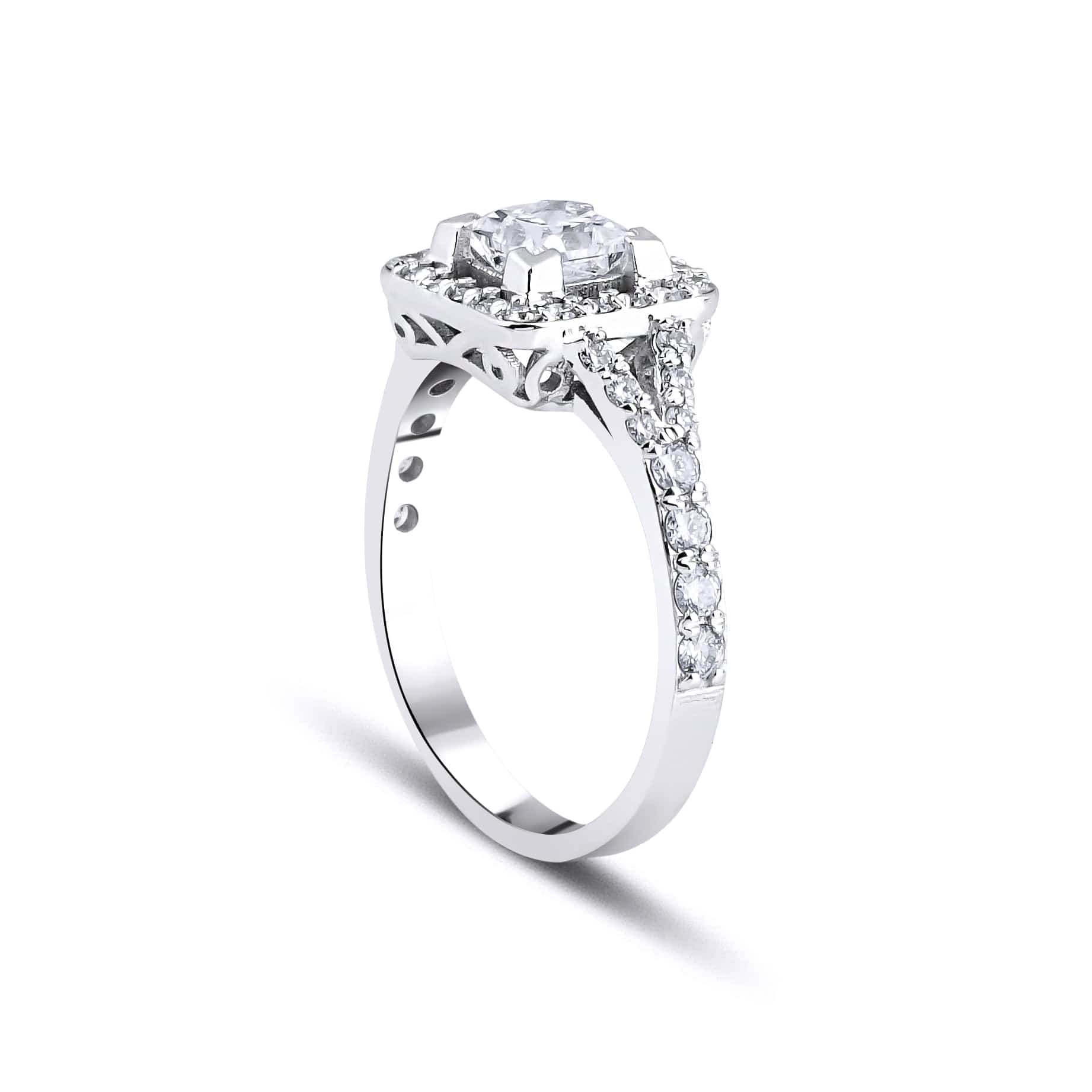 0.79 Karat Prenses Kesim Pırlanta Tektaş Yüzük - RNF0271 | Tektaş Pırlanta | Ronaff Pırlanta | Tektaş Yüzük, Pırlanta Yüzük, Kolye, Küpe