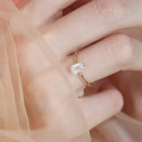 0.80 Karat Elegante GIA/HRD Sertifikalı Emerald Kesim Tektaş Pırlanta Yüzük - RNF0560 | Tektaş Pırlanta | Ronaff Pırlanta | Tektaş Yüzük, Pırlanta Yüzük, Kolye, Küpe