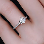 0.80 Karat & 0.16 Karat Yuvarlak Kesim HRD Sertifikalı Tektaş Pırlanta Yüzük - RNF0614 | Tektaş Pırlanta | Ronaff Pırlanta | Tektaş Yüzük, Pırlanta Yüzük, Kolye, Küpe