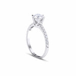 0.80 Karat & 0.16 Karat Yuvarlak Kesim HRD Sertifikalı Tektaş Pırlanta Yüzük - RNF0614 | Tektaş Pırlanta | Ronaff Pırlanta | Tektaş Yüzük, Pırlanta Yüzük, Kolye, Küpe