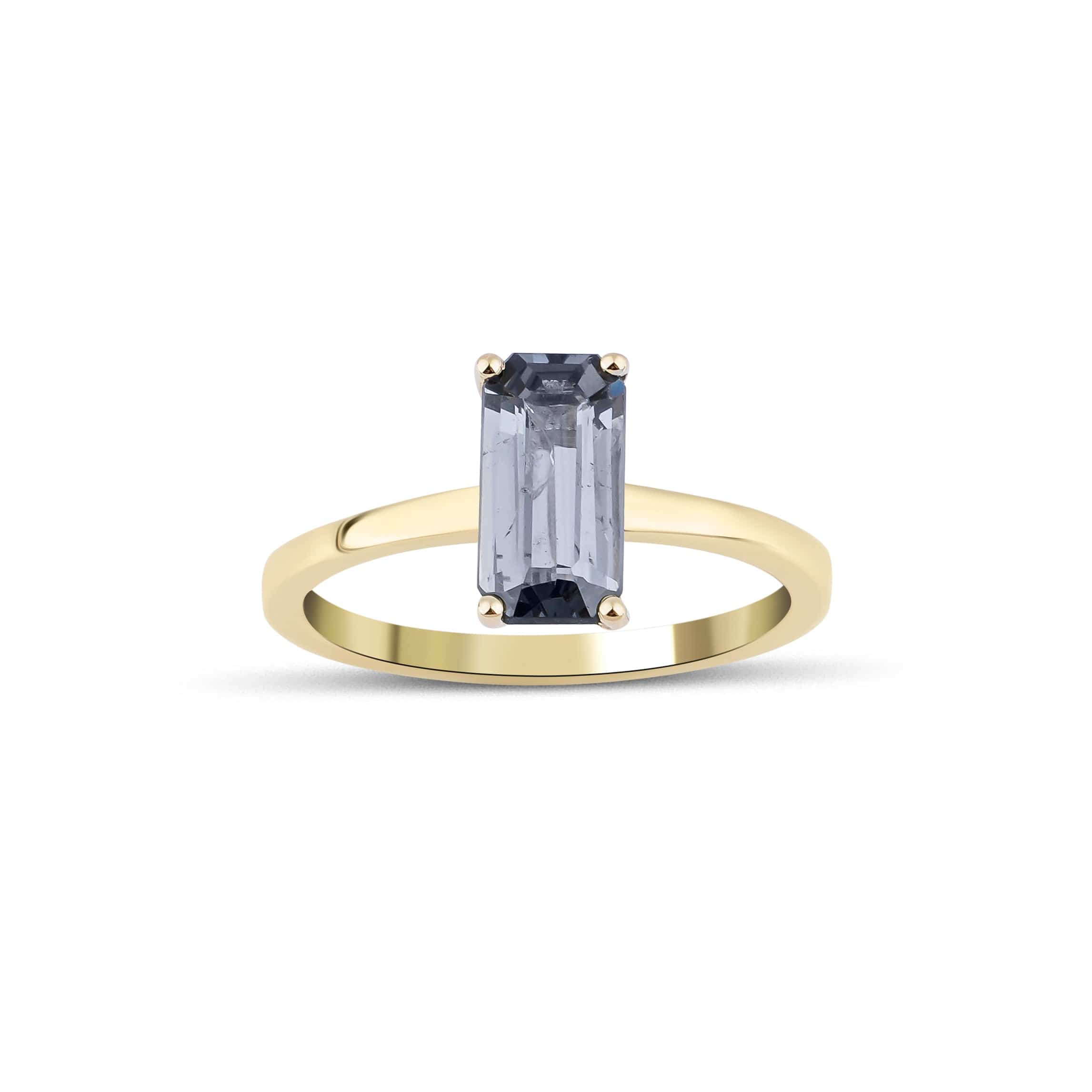 0.80 Karat Baget Kesim Spinel Tektaş Yüzük - RNF0637 | Renkli Taşlı Yüzükler | Ronaff Pırlanta | Tektaş Yüzük, Pırlanta Yüzük, Kolye, Küpe