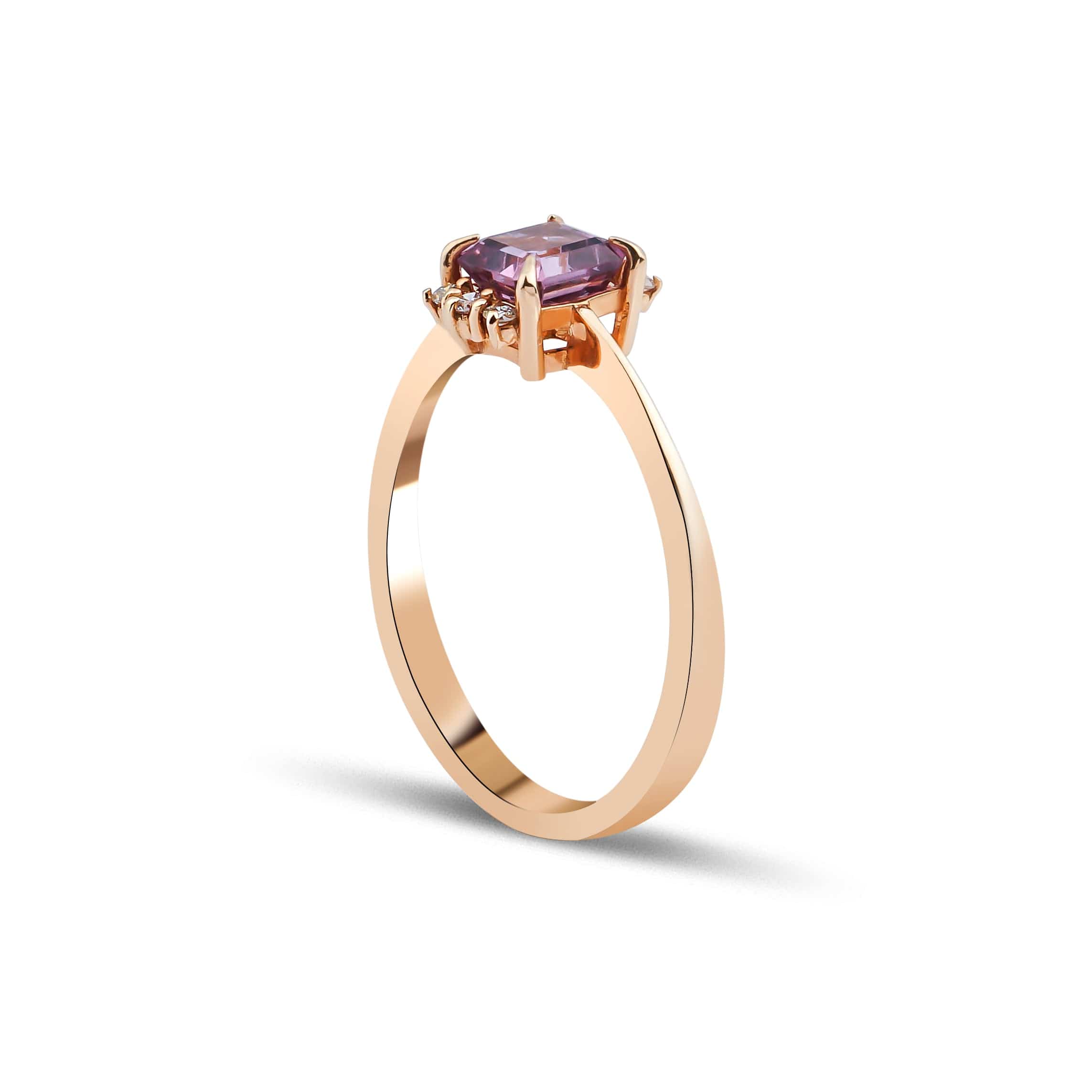 0.80 Karat Prenses Spinel Kesim Pırlantalı Tasarım Yüzük - RNF0250 | Renkli Taşlı Yüzükler | Ronaff Pırlanta | Tektaş Yüzük, Pırlanta Yüzük, Kolye, Küpe