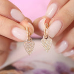 0.82 Karat Pırlantalı Özel Tasarım Kalp Küpe - RNF0510 | Pırlanta Küpe | Ronaff Pırlanta | Tektaş Yüzük, Pırlanta Yüzük, Kolye, Küpe