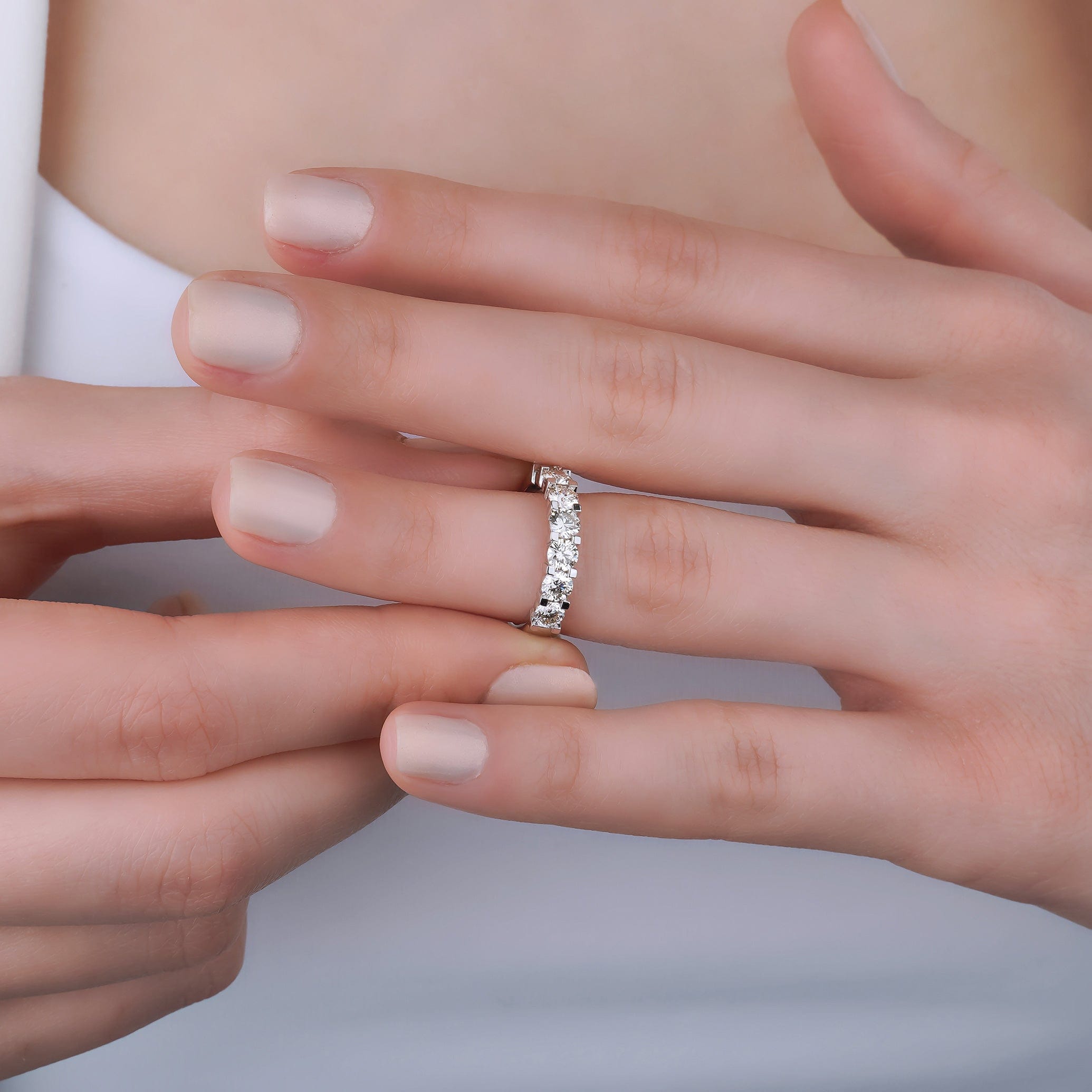 0.84 Karat Pırlantalı Yarımtur Yüzük - RNF0590 | Tamtur Pırlanta Yüzük | Ronaff Pırlanta | Tektaş Yüzük, Pırlanta Yüzük, Kolye, Küpe