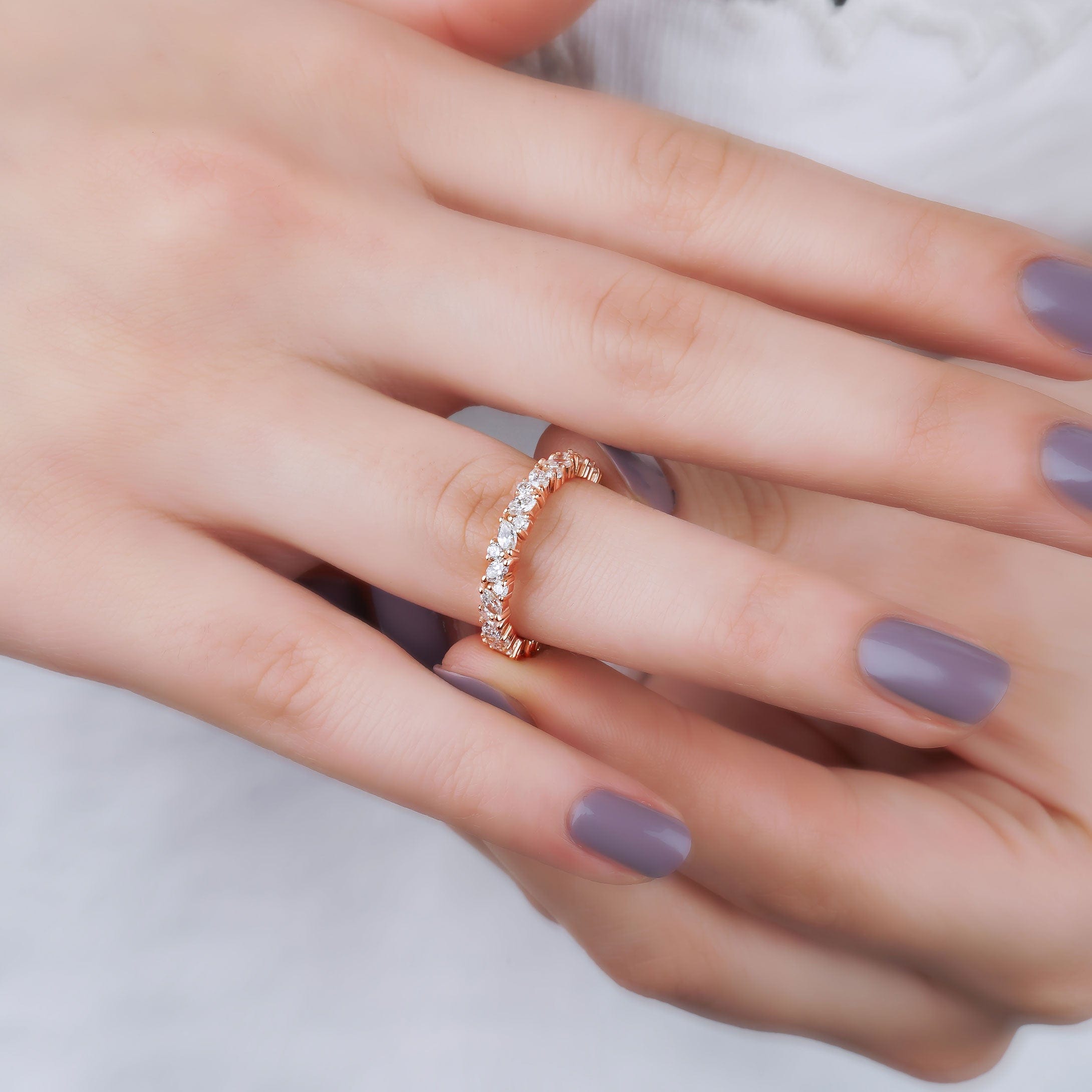 0.86 Karat Markiz Kesim Pırlantalı Özel Tasarım Tamtur Yüzük - RNF0116 | Tamtur Pırlanta Yüzük | Ronaff Pırlanta | Tektaş Yüzük, Pırlanta Yüzük, Kolye, Küpe