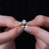 0.86 Karat Yuvarlak Kesim HRD Sertifikalı Tektaş Pırlanta Yüzük - RNF0504 | Tektaş Pırlanta | Ronaff Pırlanta | Tektaş Yüzük, Pırlanta Yüzük, Kolye, Küpe