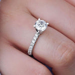 0.90 Karat & 0.24 Karat Yuvarlak Kesim HRD Sertifikalı Tektaş Pırlanta Yüzük - RNF0470 | Tektaş Pırlanta | Ronaff Pırlanta | Tektaş Yüzük, Pırlanta Yüzük, Kolye, Küpe