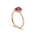 0.90 Karat Yakut Pırlantalı Yüzük | Renkli Pırlantalı Yüzükler | Ronaff Pırlanta | Tektaş Yüzük, Pırlanta Yüzük, Kolye, Küpe