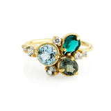 1.32 Karat Yeşilin Tonları Renkli Pırlantalı Özel Tasarım Yüzük - RNF0143 | Renkli Pırlantalı Yüzükler | Ronaff Pırlanta | Tektaş Yüzük, Pırlanta Yüzük, Kolye, Küpe