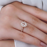 1.79 Karat Morganit Pırlantalı Vintage Yüzük - RNF0219 | Renkli Taşlı Yüzükler | Ronaff Pırlanta | Tektaş Yüzük, Pırlanta Yüzük, Kolye, Küpe