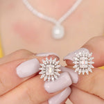 1.00 Karat Baget Kesim Markizli Pırlantalı Küpe - RNF0130 | Pırlanta Küpe | Ronaff Pırlanta | Tektaş Yüzük, Pırlanta Yüzük, Kolye, Küpe