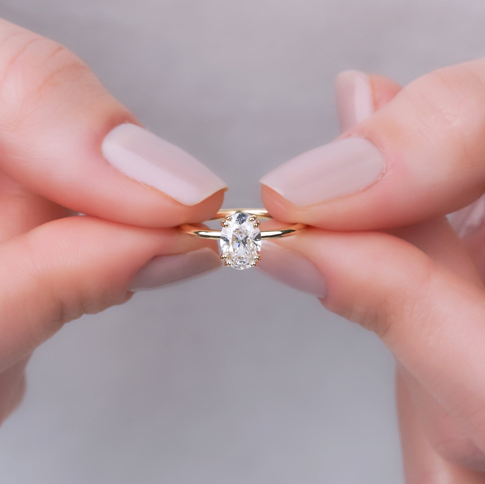 1.00 Karat Oval Kesim HRD Sertifikalı Tektaş Pırlanta Yüzük - RNF0541 | Tektaş Pırlanta | Ronaff Pırlanta | Tektaş Yüzük, Pırlanta Yüzük, Kolye, Küpe