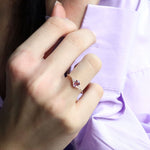 1.00 Karat Oval Pembe Safir Pırlanta Yüzük - RNF0444 | Renkli Taşlı Yüzükler | Ronaff Pırlanta | Tektaş Yüzük, Pırlanta Yüzük, Kolye, Küpe