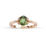 1.00 Karat Oval Yeşil Safir Vintage Pırlantalı Yüzük - RNF0242 | Renkli Pırlantalı Yüzükler | Ronaff Pırlanta | Tektaş Yüzük, Pırlanta Yüzük, Kolye, Küpe