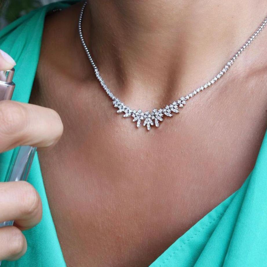 1.00 Karat Pırlanta Gerdanlık - RNF0326 | Gerdanlık | Ronaff Pırlanta | Tektaş Yüzük, Pırlanta Yüzük, Kolye, Küpe