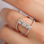 1.02 Karat Baget Pırlanta Fantazi Yüzük - RNF0345 | Tektaş Pırlanta | Ronaff Pırlanta | Tektaş Yüzük, Pırlanta Yüzük, Kolye, Küpe