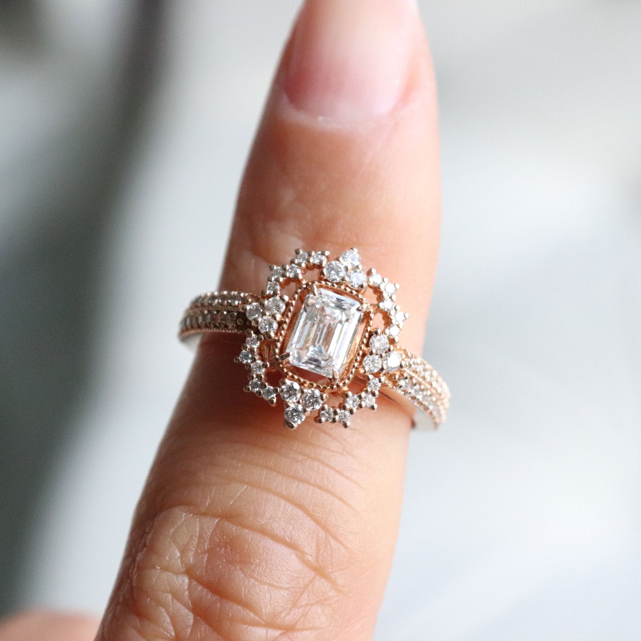 1.14 Karat Queen GIA/HRD Sertifikalı Emrald Pırlanta Yüzük - RNF0332 | Tektaş Pırlanta | Ronaff Pırlanta | Tektaş Yüzük, Pırlanta Yüzük, Kolye, Küpe