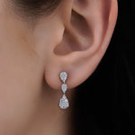 1.08 Karat Su Damlası Pırlantalı Küpe - RNF0593 | Pırlanta Küpe | Ronaff Pırlanta | Tektaş Yüzük, Pırlanta Yüzük, Kolye, Küpe