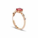 1.12 Karat Orange Safir Pırlantalı Yüzük - RNF0238 | Renkli Pırlantalı Yüzükler | Ronaff Pırlanta | Tektaş Yüzük, Pırlanta Yüzük, Kolye, Küpe