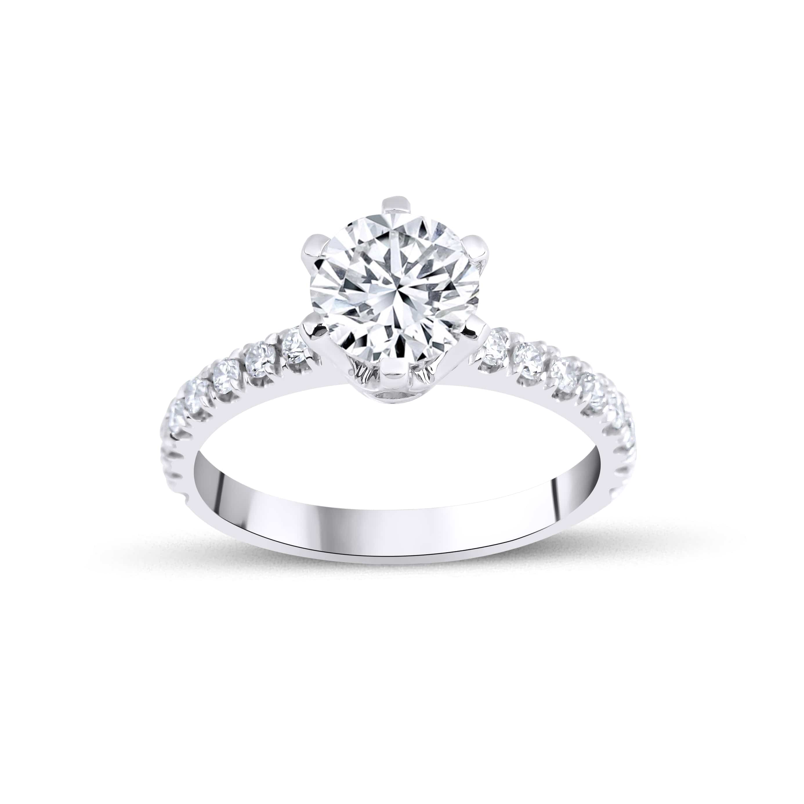 1.14 Karat Yuvarlak Pırlanta Tektaş Yüzük - RNF0257 | Tektaş Pırlanta | Ronaff Pırlanta | Tektaş Yüzük, Pırlanta Yüzük, Kolye, Küpe