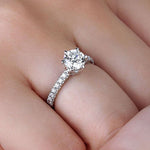 1.14 Karat Yuvarlak Pırlanta Tektaş Yüzük - RNF0257 | Tektaş Pırlanta | Ronaff Pırlanta | Tektaş Yüzük, Pırlanta Yüzük, Kolye, Küpe