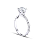 0.80 Karat & 0.35 Karat Yuvarlak Kesim HRD Sertifikalı Pırlanta Tektaş Yüzük - RNF0129 | Tektaş Pırlanta | Ronaff Pırlanta | Tektaş Yüzük, Pırlanta Yüzük, Kolye, Küpe