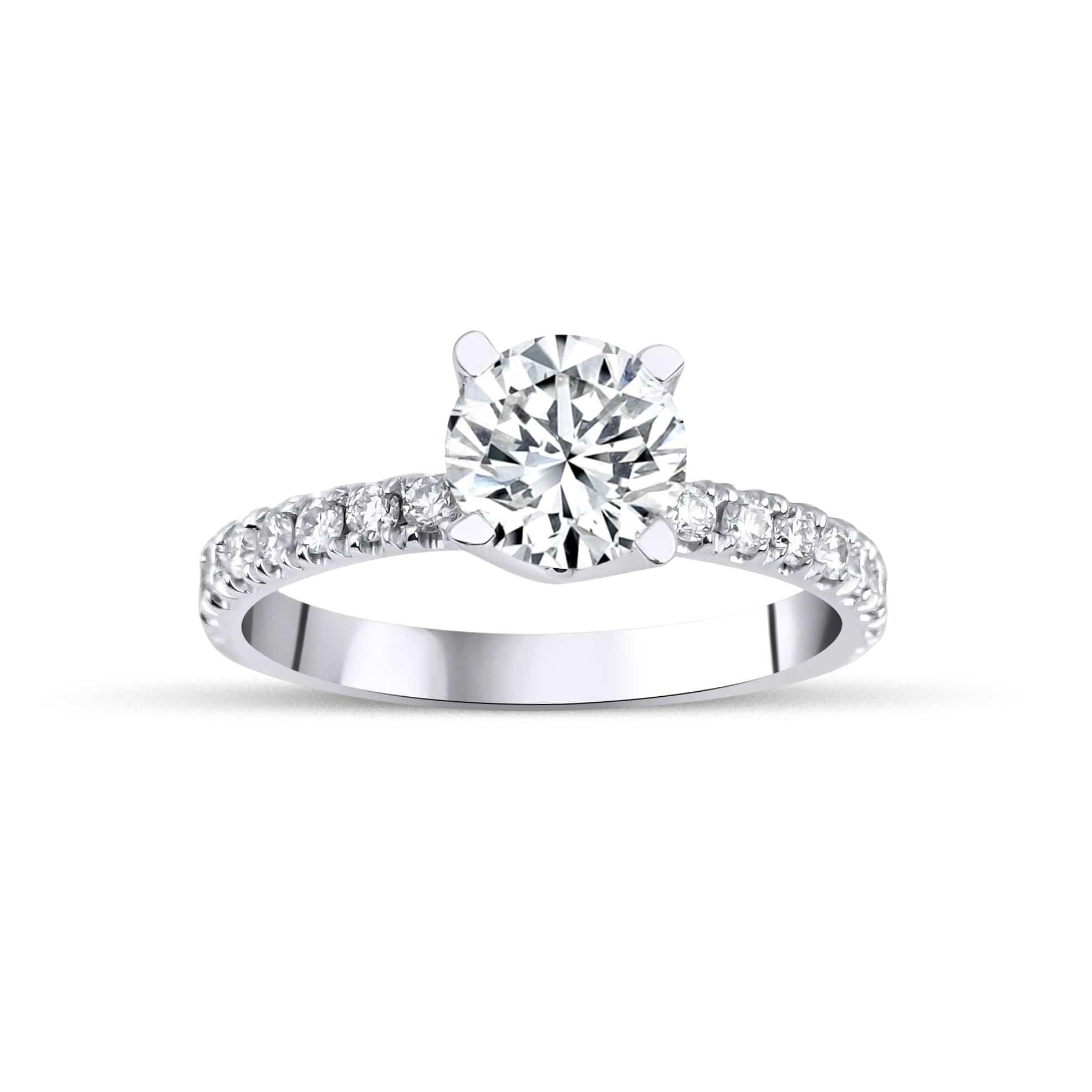 0.80 Karat & 0.35 Karat Yuvarlak Kesim HRD Sertifikalı Pırlanta Tektaş Yüzük - RNF0129 | Tektaş Pırlanta | Ronaff Pırlanta | Tektaş Yüzük, Pırlanta Yüzük, Kolye, Küpe