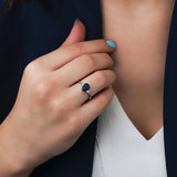 1.20 Karat Damla Safir Pırlantalı Yüzük - RNF0339 | Renkli Taşlı Yüzükler | Ronaff Pırlanta | Tektaş Yüzük, Pırlanta Yüzük, Kolye, Küpe