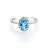 1.20 Karat Mavi Topaz & 0.30 Karat Pırlantalı Anturaj Yüzük - RNF0134 | Renkli Taşlı Yüzükler | Ronaff Pırlanta | Tektaş Yüzük, Pırlanta Yüzük, Kolye, Küpe