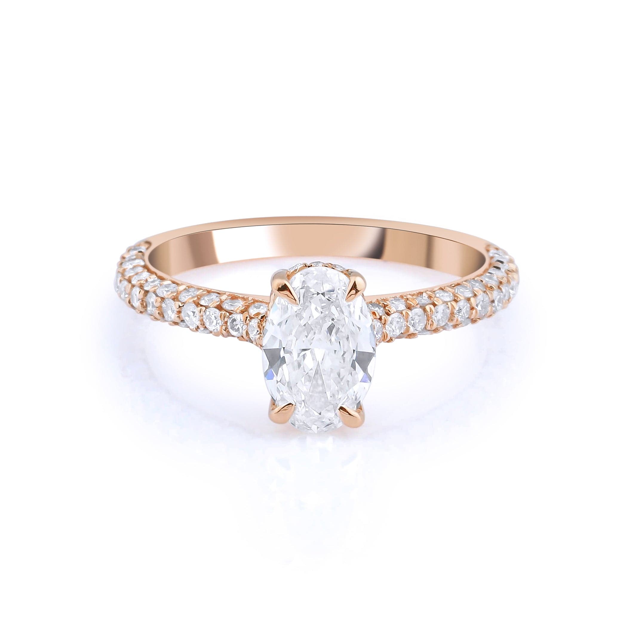 0.80 Karat Oval & 0.40 Karat Özel Tasarım GIA/HRD Sertifikalı Tektaş Pırlanta Yüzük - RNF0128 | Tektaş Pırlanta | Ronaff Pırlanta | Tektaş Yüzük, Pırlanta Yüzük, Kolye, Küpe