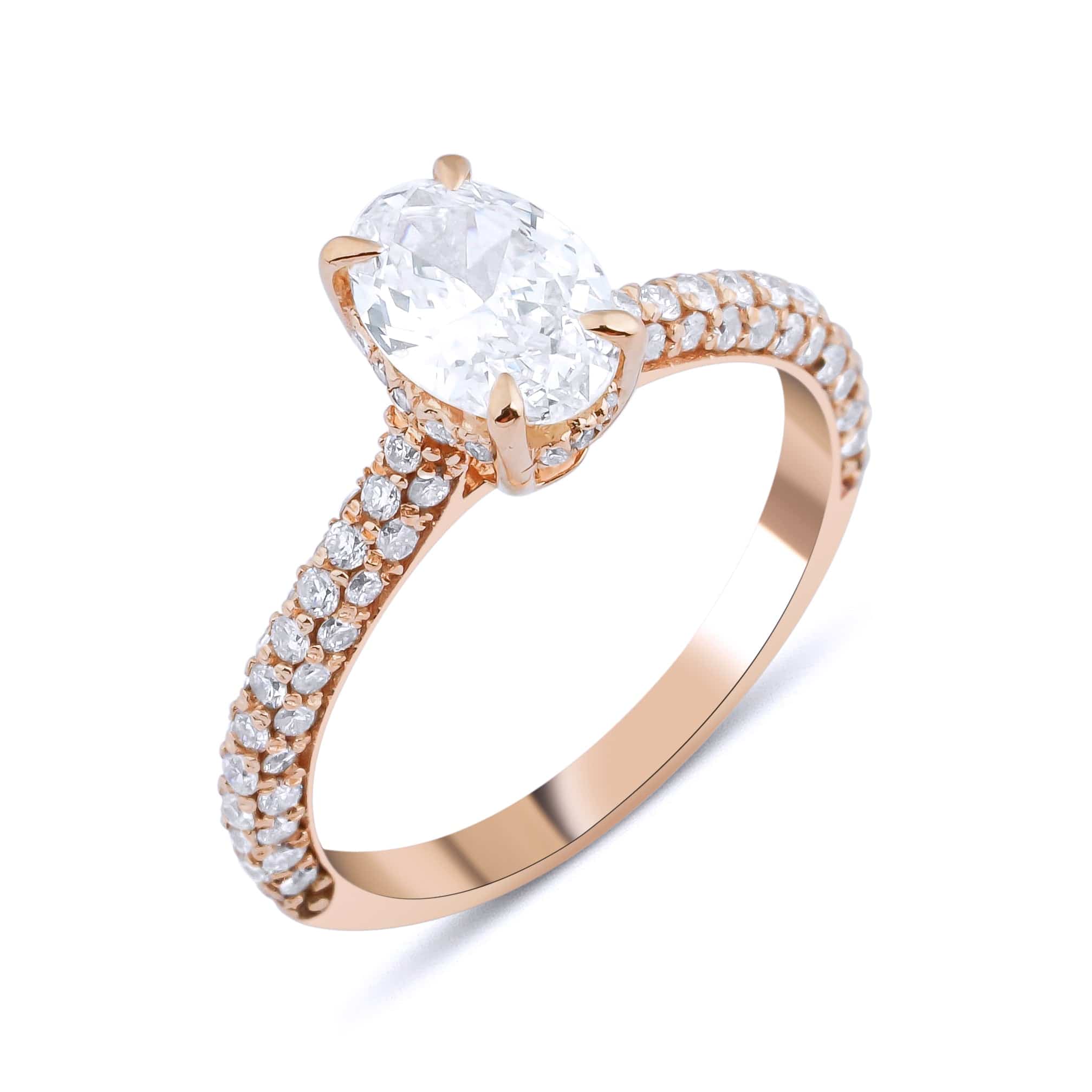 0.80 Karat Oval & 0.40 Karat Özel Tasarım GIA/HRD Sertifikalı Tektaş Pırlanta Yüzük - RNF0128 | Tektaş Pırlanta | Ronaff Pırlanta | Tektaş Yüzük, Pırlanta Yüzük, Kolye, Küpe