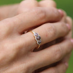 1.20 Karat Salt and Pepper Tria Pırlantalı Yüzük - RNF0540 | Tektaş Pırlanta | Ronaff Pırlanta | Tektaş Yüzük, Pırlanta Yüzük, Kolye, Küpe