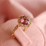 1.27 Karat Yuvarlak Turmalin Pırlantalı Yüzük - RNF0314 | Renkli Taşlı Yüzükler | Ronaff Pırlanta | Tektaş Yüzük, Pırlanta Yüzük, Kolye, Küpe