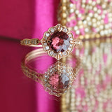 1.27 Karat Yuvarlak Turmalin Pırlantalı Yüzük - RNF0314 | Renkli Taşlı Yüzükler | Ronaff Pırlanta | Tektaş Yüzük, Pırlanta Yüzük, Kolye, Küpe