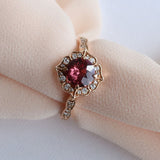 1.27 Karat Yuvarlak Turmalin Pırlantalı Yüzük - RNF0314 | Renkli Taşlı Yüzükler | Ronaff Pırlanta | Tektaş Yüzük, Pırlanta Yüzük, Kolye, Küpe