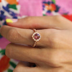 1.27 Karat Yuvarlak Turmalin Pırlantalı Yüzük - RNF0314 | Renkli Taşlı Yüzükler | Ronaff Pırlanta | Tektaş Yüzük, Pırlanta Yüzük, Kolye, Küpe