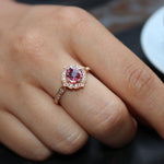 1.27 Karat Yuvarlak Turmalin Pırlantalı Yüzük - RNF0314 | Renkli Taşlı Yüzükler | Ronaff Pırlanta | Tektaş Yüzük, Pırlanta Yüzük, Kolye, Küpe