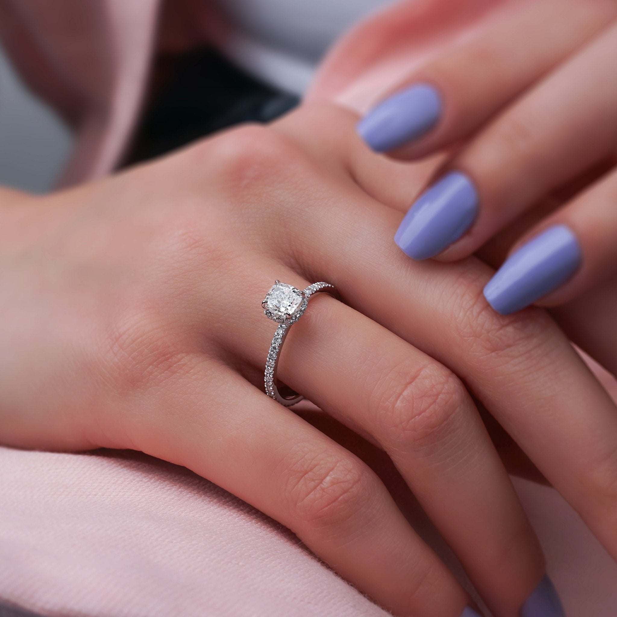 0.92 Karat Yastık (Cushion) Kesim Pırlanta Tektaş Yüzük - RNF0398 | Tektaş Pırlanta | Ronaff Pırlanta | Tektaş Yüzük, Pırlanta Yüzük, Kolye, Küpe