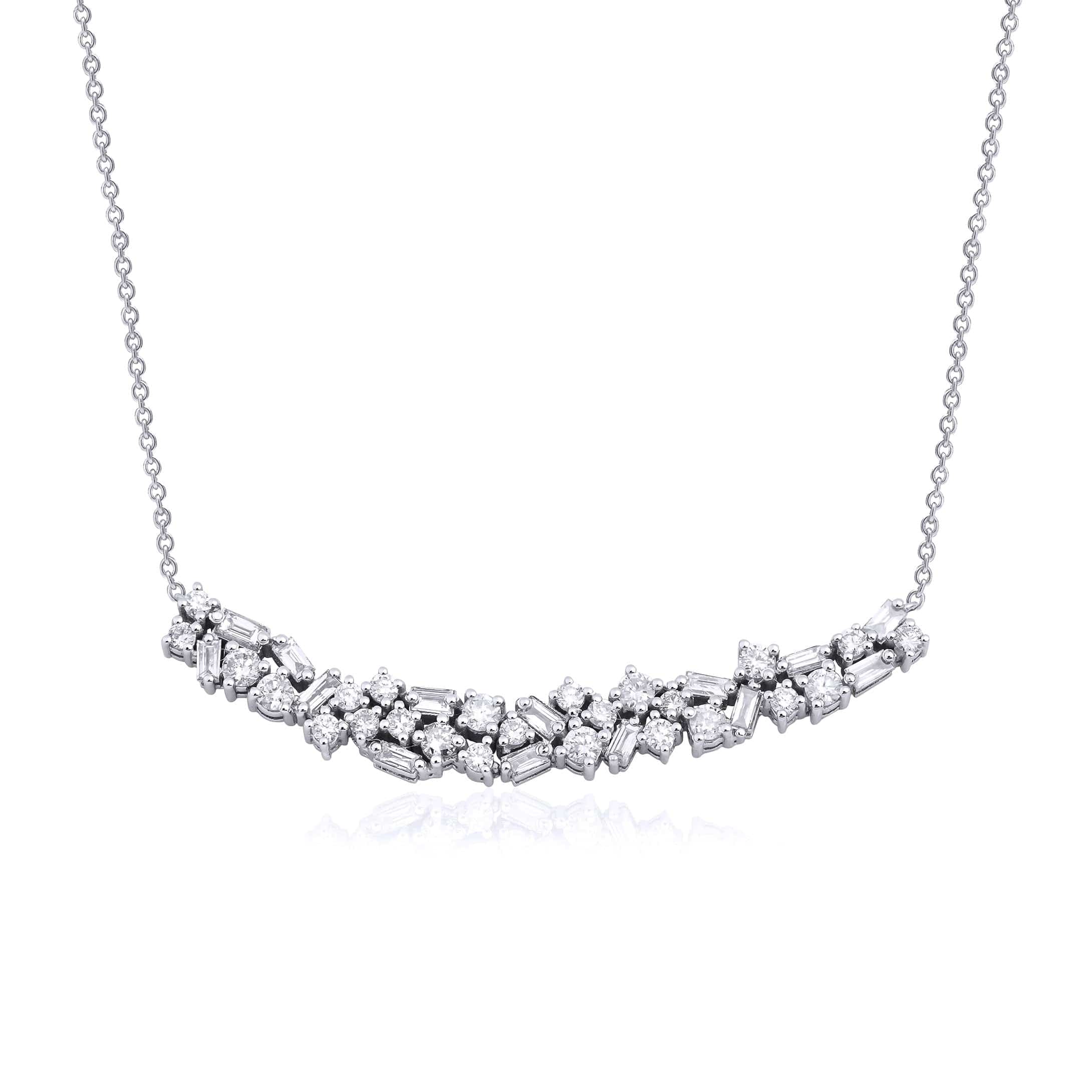 1.56 Karat Baget Kesim Pırlanta Kolye - RNF0149 | Pırlanta Kolye | Ronaff Pırlanta | Tektaş Yüzük, Pırlanta Yüzük, Kolye, Küpe