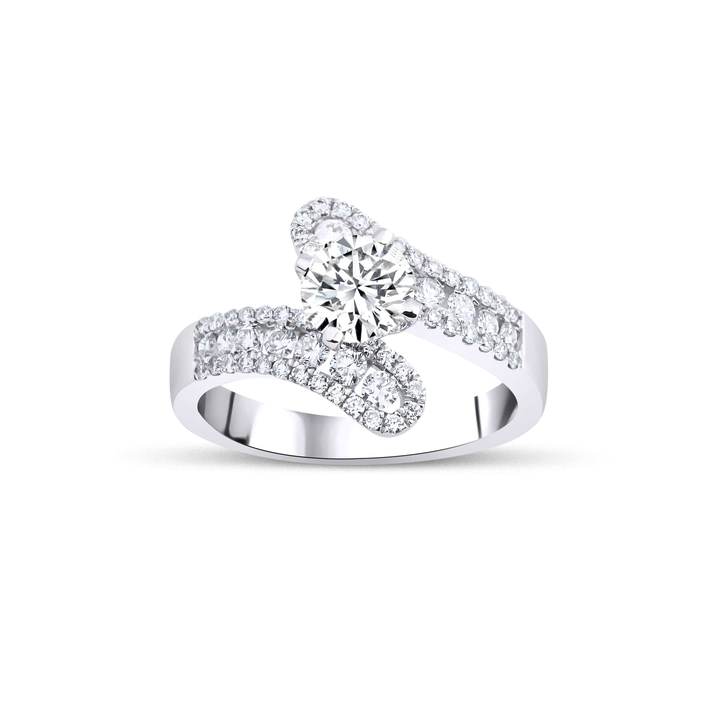 1.57 Karat Yuvarlak Kesim Pırlantalı Tasarım Yüzük - RNF0223 | Tektaş Pırlanta | Ronaff Pırlanta | Tektaş Yüzük, Pırlanta Yüzük, Kolye, Küpe